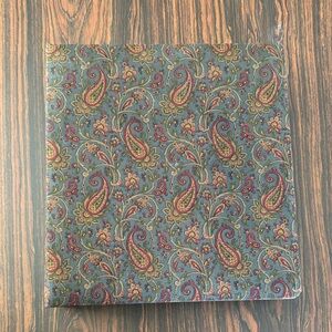 RARE Ralph Lauren Paisley 3 ring Binder